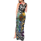 Personalised Magpies AFL Celebrating 50 Years of Naidoc Tank Maxi Dress NAIDOC Week 2025 Aboriginal