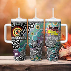Magpies AFL Celebrating 50 Years of Naidoc Tumbler With Handle NAIDOC Week 2025 Aboriginal
