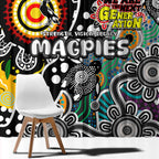 Magpies AFL Celebrating 50 Years of Naidoc Window Curtain NAIDOC Week 2025 Aboriginal