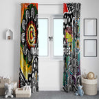 Magpies AFL Celebrating 50 Years of Naidoc Window Curtain NAIDOC Week 2025 Aboriginal