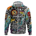 Personalised Magpies AFL Celebrating 50 Years of Naidoc Zip Hoodie NAIDOC Week 2025 Aboriginal