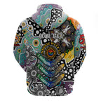 Personalised Magpies AFL Celebrating 50 Years of Naidoc Zip Hoodie NAIDOC Week 2025 Aboriginal