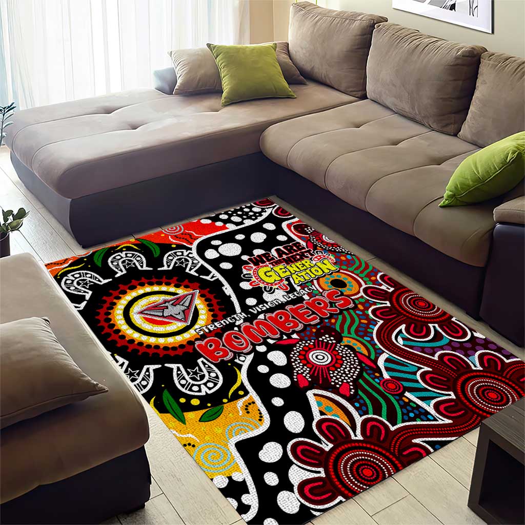 Bombers AFL Celebrating 50 Years of Naidoc Area Rug NAIDOC Week 2025 Aboriginal