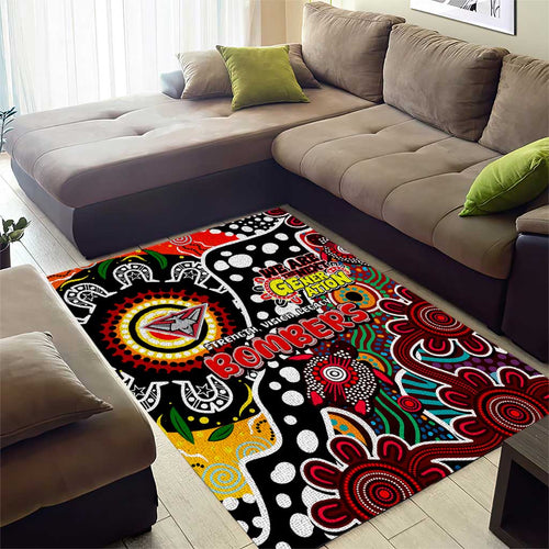 Bombers AFL Celebrating 50 Years of Naidoc Area Rug NAIDOC Week 2025 Aboriginal