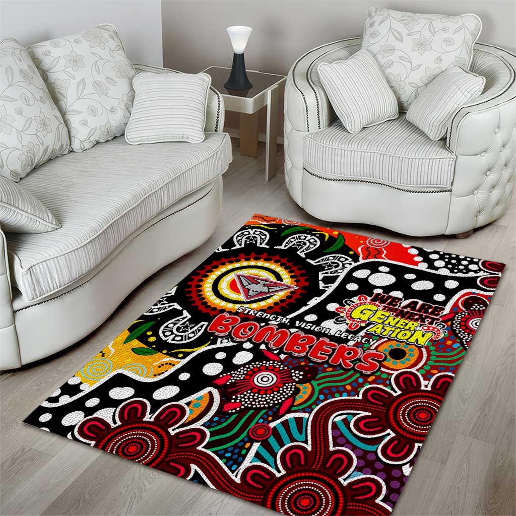 Bombers AFL Celebrating 50 Years of Naidoc Area Rug NAIDOC Week 2025 Aboriginal
