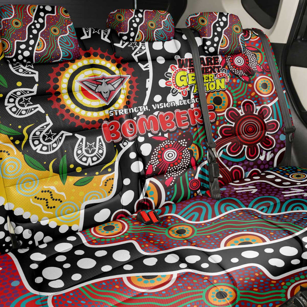 Bombers AFL Celebrating 50 Years of Naidoc Back Car Seat Cover NAIDOC Week 2025 Aboriginal