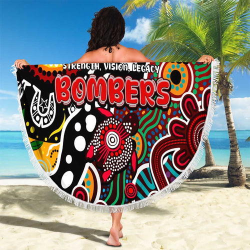 Bombers AFL Celebrating 50 Years of Naidoc Beach Blanket NAIDOC Week 2025 Aboriginal