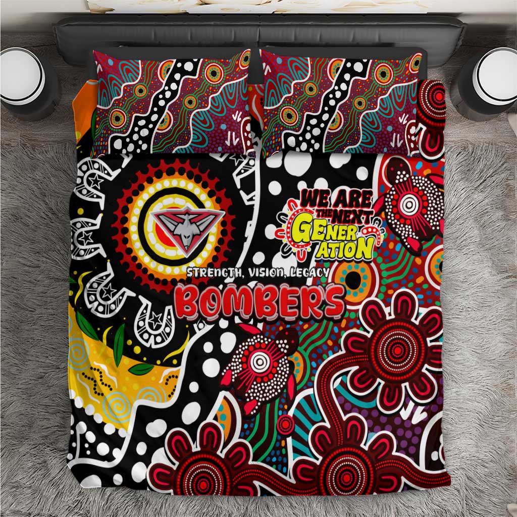 Bombers AFL Celebrating 50 Years of Naidoc Bedding Set NAIDOC Week 2025 Aboriginal