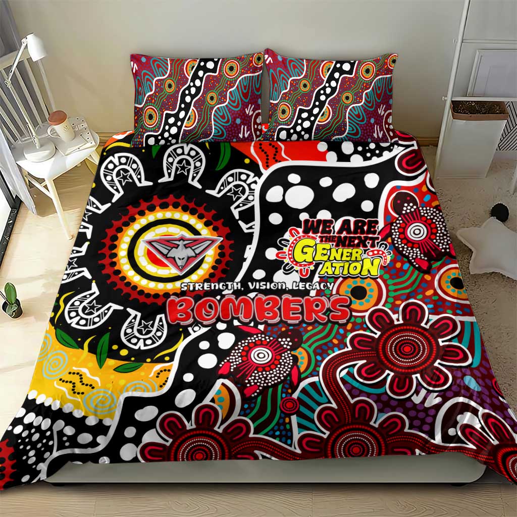 Bombers AFL Celebrating 50 Years of Naidoc Bedding Set NAIDOC Week 2025 Aboriginal