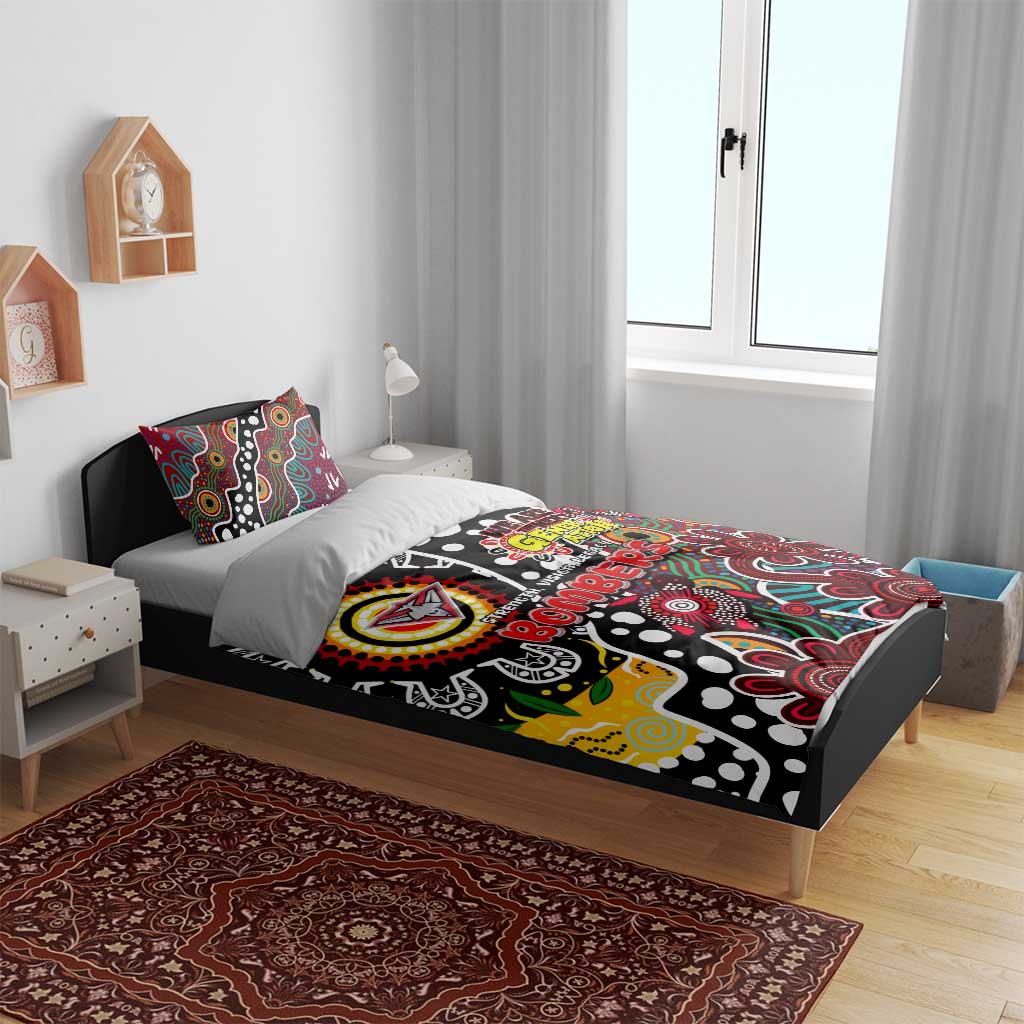Bombers AFL Celebrating 50 Years of Naidoc Bedding Set NAIDOC Week 2025 Aboriginal