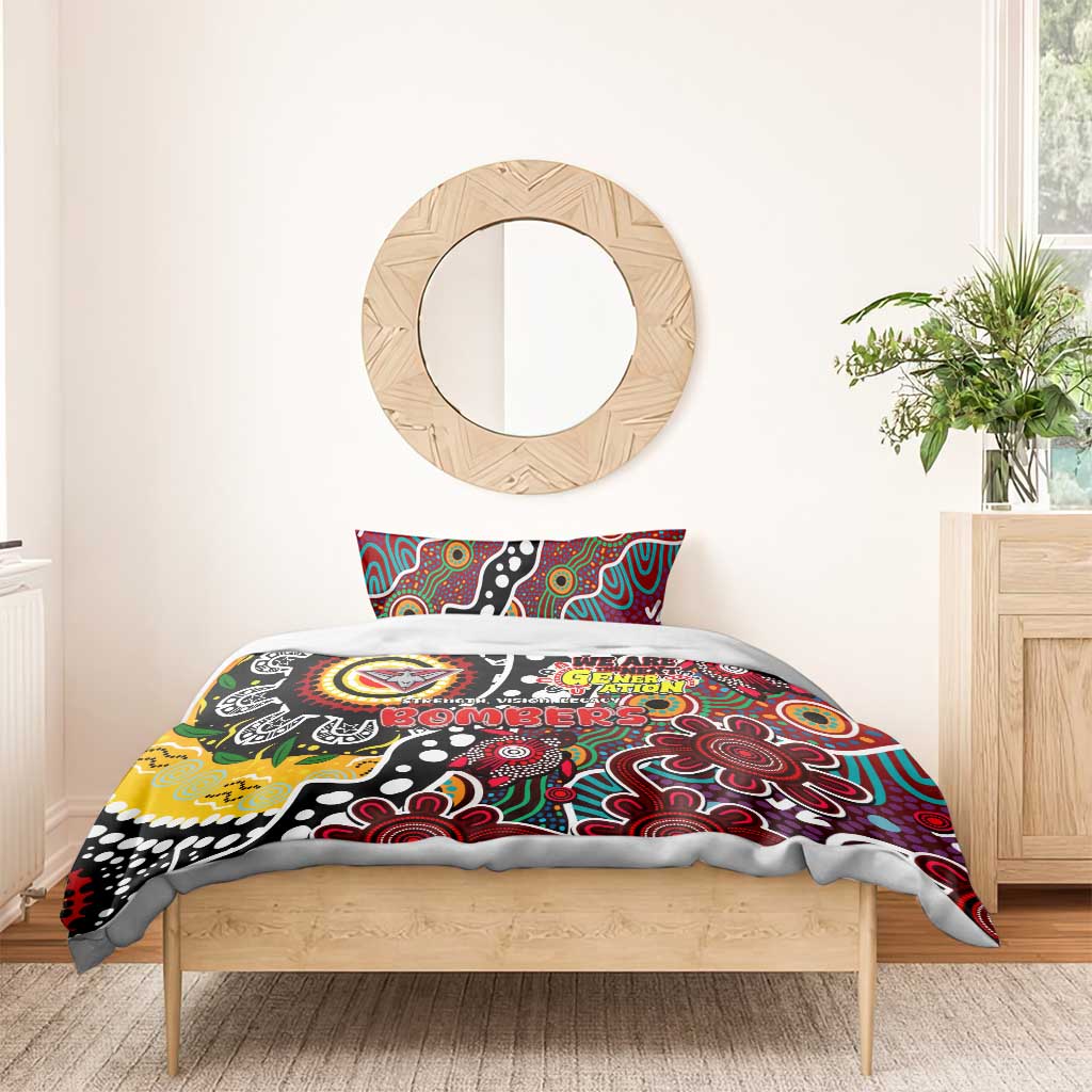 Bombers AFL Celebrating 50 Years of Naidoc Bedding Set NAIDOC Week 2025 Aboriginal