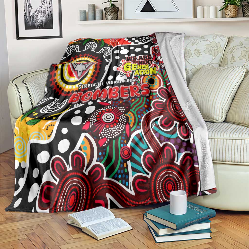 Bombers AFL Celebrating 50 Years of Naidoc Blanket NAIDOC Week 2025 Aboriginal