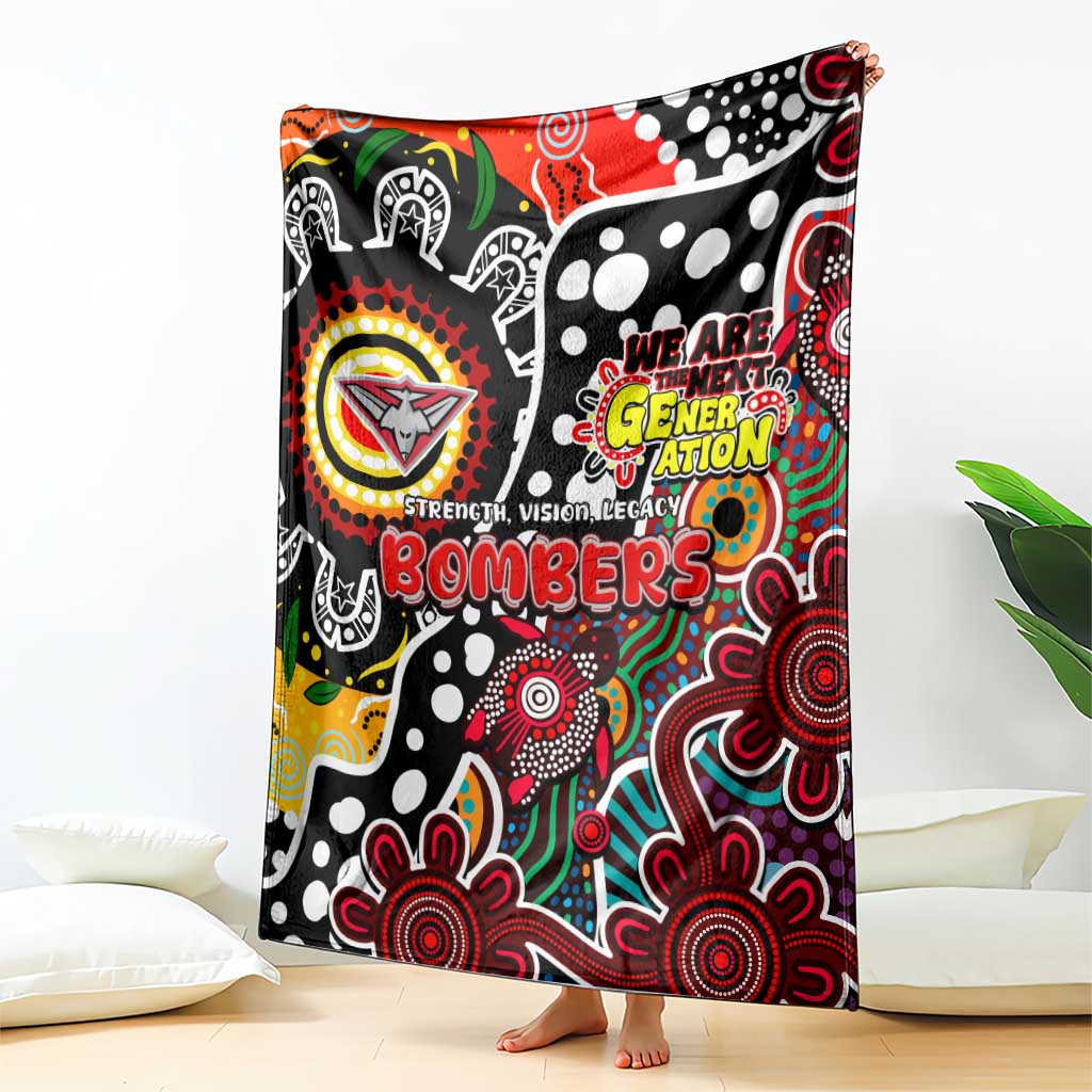 Bombers AFL Celebrating 50 Years of Naidoc Blanket NAIDOC Week 2025 Aboriginal