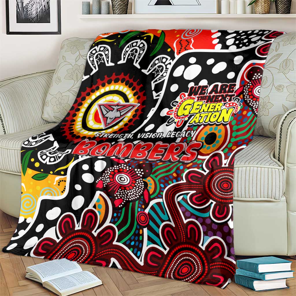 Bombers AFL Celebrating 50 Years of Naidoc Blanket NAIDOC Week 2025 Aboriginal