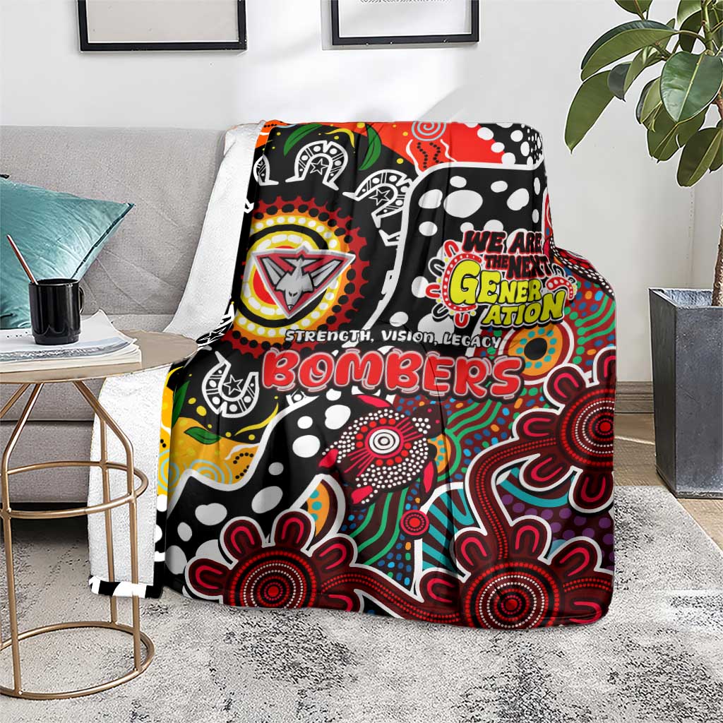 Bombers AFL Celebrating 50 Years of Naidoc Blanket NAIDOC Week 2025 Aboriginal