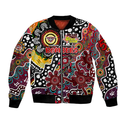 Personalised Bombers AFL Celebrating 50 Years of Naidoc Bomber Jacket NAIDOC Week 2025 Aboriginal