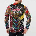 Personalised Bombers AFL Celebrating 50 Years of Naidoc Button Sweatshirt NAIDOC Week 2025 Aboriginal