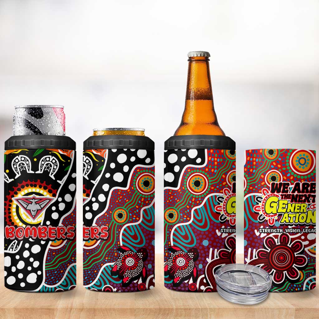Bombers AFL Celebrating 50 Years of Naidoc 4 in 1 Can Cooler Tumbler NAIDOC Week 2025 Aboriginal