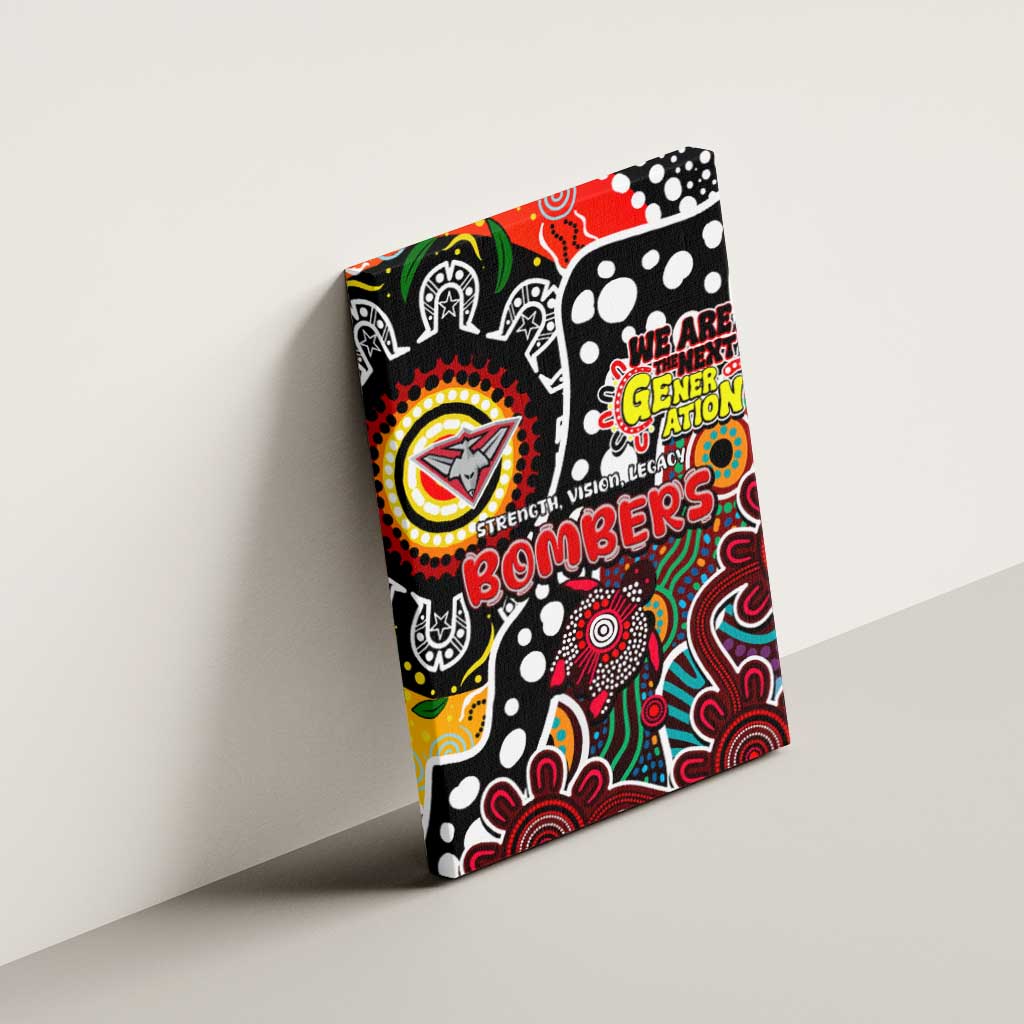 Bombers AFL Celebrating 50 Years of Naidoc Canvas Wall Art NAIDOC Week 2025 Aboriginal