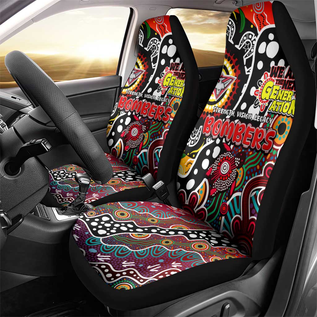 Bombers AFL Celebrating 50 Years of Naidoc Car Seat Cover NAIDOC Week 2025 Aboriginal
