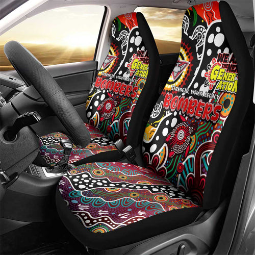Bombers AFL Celebrating 50 Years of Naidoc Car Seat Cover NAIDOC Week 2025 Aboriginal