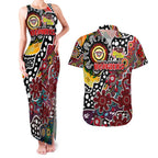 Personalised Bombers AFL Celebrating 50 Years of Naidoc Couples Matching Tank Maxi Dress and Hawaiian Shirt NAIDOC Week 2025 Aboriginal