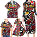 Personalised Bombers AFL Celebrating 50 Years of Naidoc Family Matching Long Sleeve Bodycon Dress and Hawaiian Shirt NAIDOC Week 2025 Aboriginal