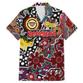 Personalised Bombers AFL Celebrating 50 Years of Naidoc Family Matching Mermaid Dress and Hawaiian Shirt NAIDOC Week 2025 Aboriginal