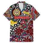 Personalised Bombers AFL Celebrating 50 Years of Naidoc Family Matching Mermaid Dress and Hawaiian Shirt NAIDOC Week 2025 Aboriginal