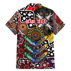 Personalised Bombers AFL Celebrating 50 Years of Naidoc Family Matching Mermaid Dress and Hawaiian Shirt NAIDOC Week 2025 Aboriginal
