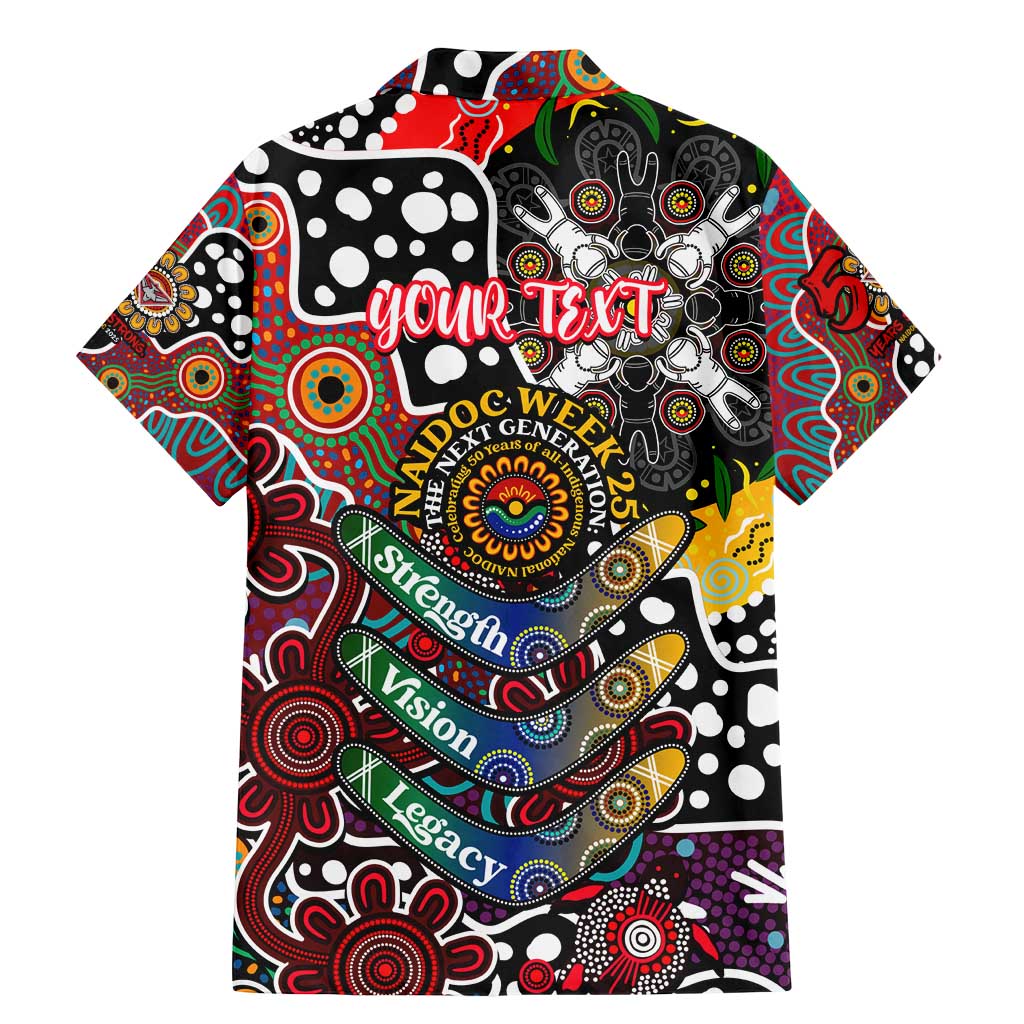 Personalised Bombers AFL Celebrating 50 Years of Naidoc Family Matching Mermaid Dress and Hawaiian Shirt NAIDOC Week 2025 Aboriginal