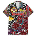 Personalised Bombers AFL Celebrating 50 Years of Naidoc Family Matching Summer Maxi Dress and Hawaiian Shirt NAIDOC Week 2025 Aboriginal