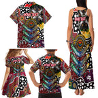 Personalised Bombers AFL Celebrating 50 Years of Naidoc Family Matching Tank Maxi Dress and Hawaiian Shirt NAIDOC Week 2025 Aboriginal
