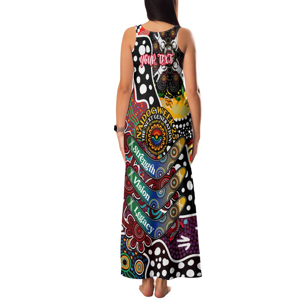 Personalised Bombers AFL Celebrating 50 Years of Naidoc Family Matching Tank Maxi Dress and Hawaiian Shirt NAIDOC Week 2025 Aboriginal