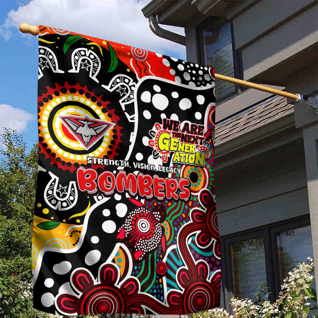 Bombers AFL Celebrating 50 Years of Naidoc Garden Flag NAIDOC Week 2025 Aboriginal