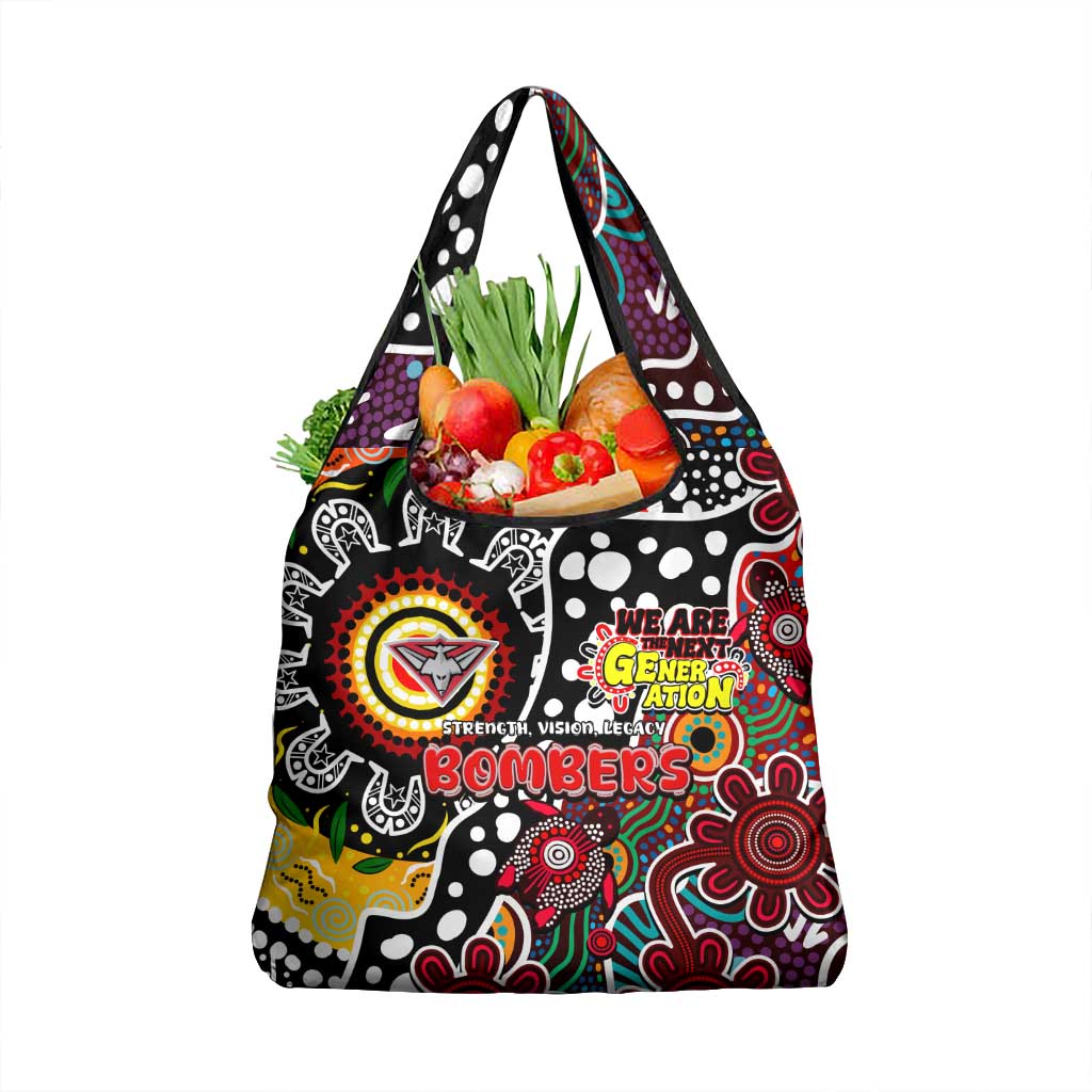 Bombers AFL Celebrating 50 Years of Naidoc Grocery Bag NAIDOC Week 2025 Aboriginal