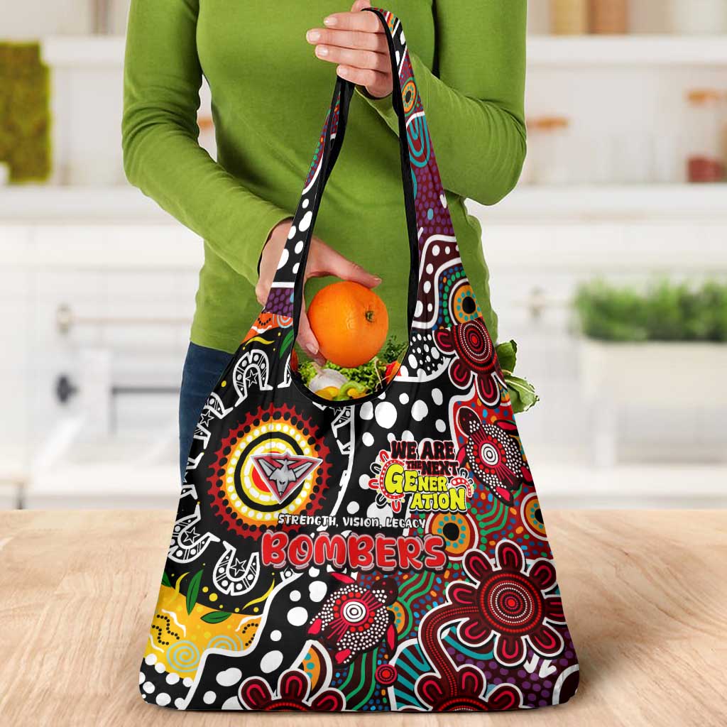 Bombers AFL Celebrating 50 Years of Naidoc Grocery Bag NAIDOC Week 2025 Aboriginal