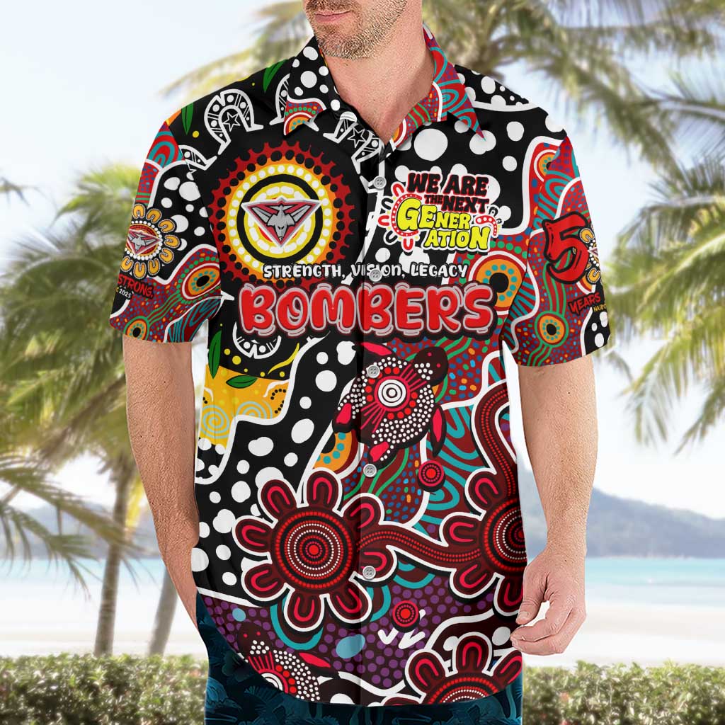 Personalised Bombers AFL Celebrating 50 Years of Naidoc Hawaiian Shirt NAIDOC Week 2025 Aboriginal