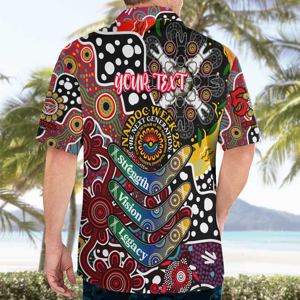 Personalised Bombers AFL Celebrating 50 Years of Naidoc Hawaiian Shirt NAIDOC Week 2025 Aboriginal