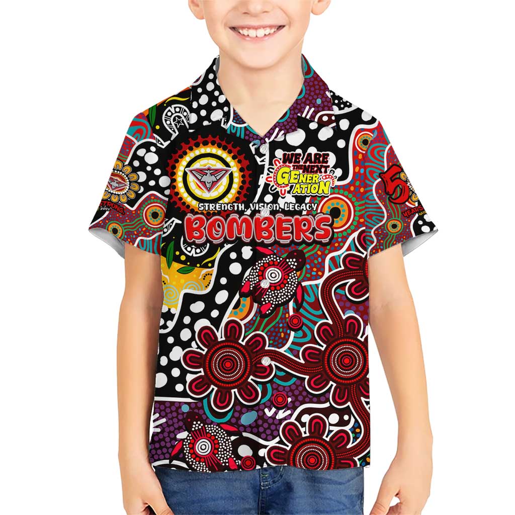 Personalised Bombers AFL Celebrating 50 Years of Naidoc Hawaiian Shirt NAIDOC Week 2025 Aboriginal