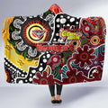 Bombers AFL Celebrating 50 Years of Naidoc Hooded Blanket NAIDOC Week 2025 Aboriginal
