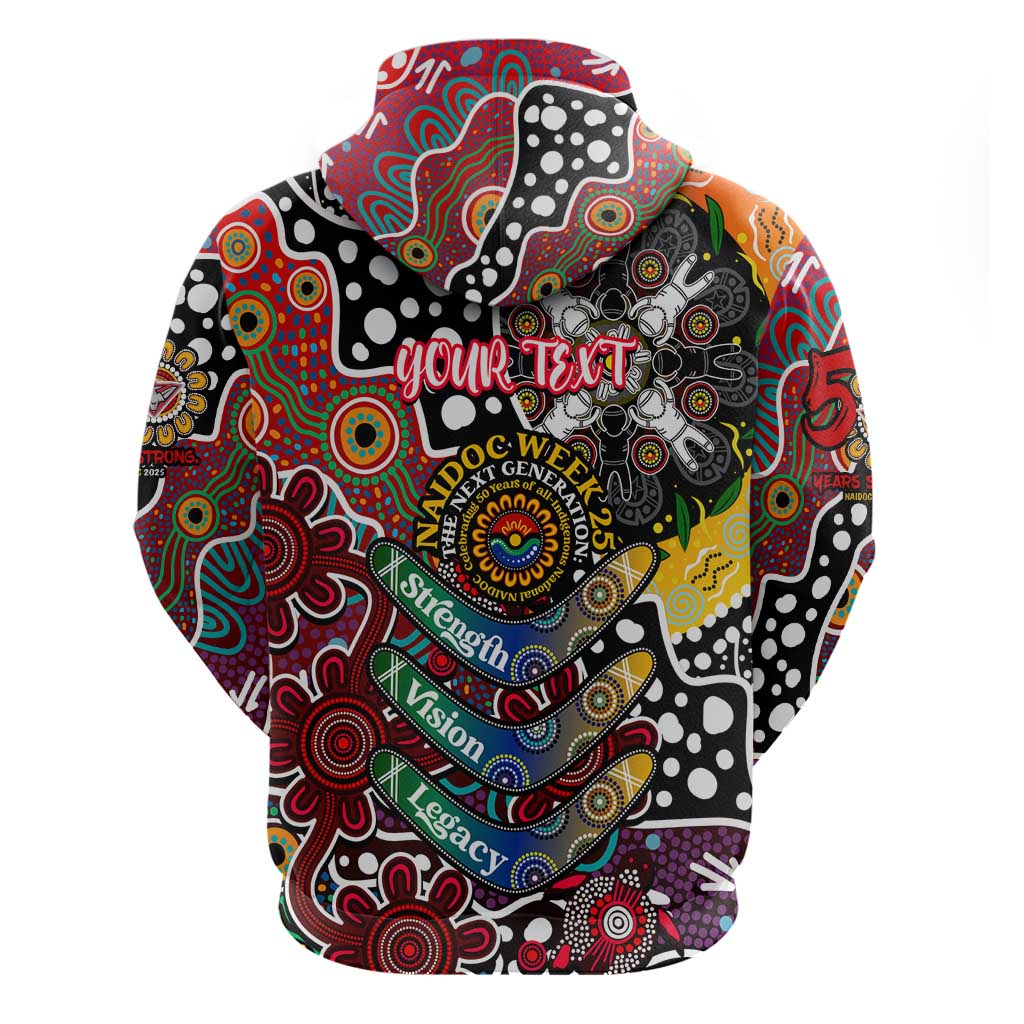 Personalised Bombers AFL Celebrating 50 Years of Naidoc Hoodie NAIDOC Week 2025 Aboriginal