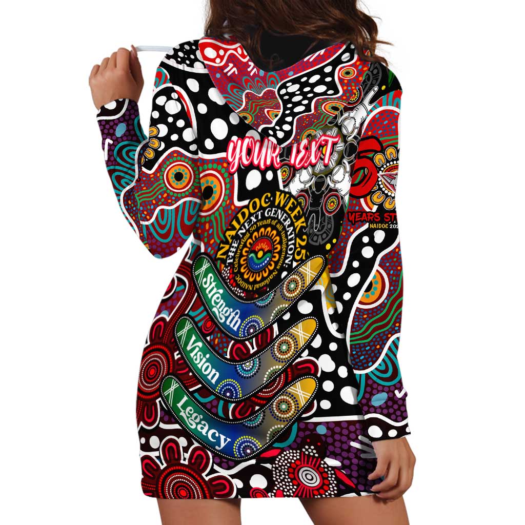 Personalised Bombers AFL Celebrating 50 Years of Naidoc Hoodie Dress NAIDOC Week 2025 Aboriginal