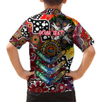 Personalised Bombers AFL Celebrating 50 Years of Naidoc Kid Hawaiian Shirt NAIDOC Week 2025 Aboriginal