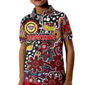 Personalised Bombers AFL Celebrating 50 Years of Naidoc Kid Polo Shirt NAIDOC Week 2025 Aboriginal