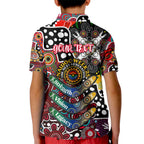 Personalised Bombers AFL Celebrating 50 Years of Naidoc Kid Polo Shirt NAIDOC Week 2025 Aboriginal