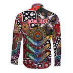 Personalised Bombers AFL Celebrating 50 Years of Naidoc Long Sleeve Button Shirt NAIDOC Week 2025 Aboriginal