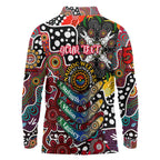 Personalised Bombers AFL Celebrating 50 Years of Naidoc Long Sleeve Polo Shirt NAIDOC Week 2025 Aboriginal