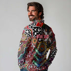 Personalised Bombers AFL Celebrating 50 Years of Naidoc Long Sleeve Polo Shirt NAIDOC Week 2025 Aboriginal