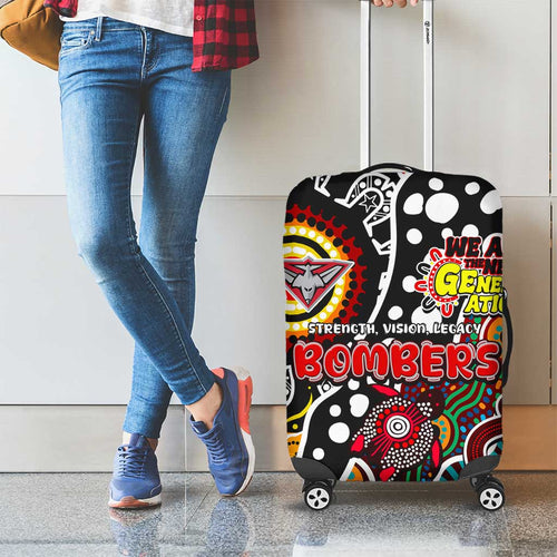 Bombers AFL Celebrating 50 Years of Naidoc Luggage Cover NAIDOC Week 2025 Aboriginal